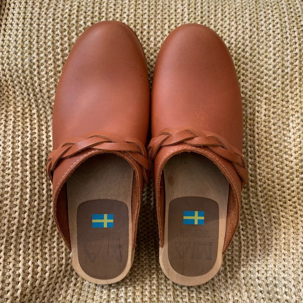 MIA Elsa Braided Platform Clogs 39/8